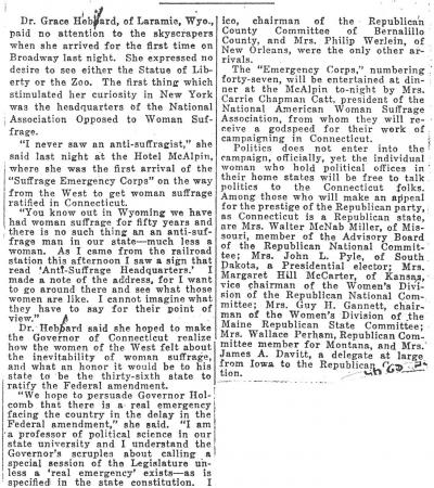 Grace Raymond Hebard Wyoming History Day